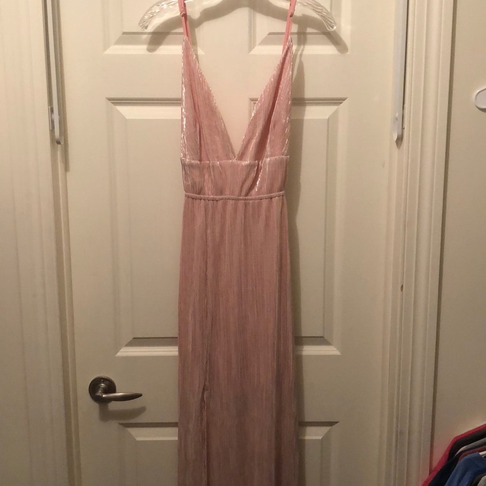 Elegant Pink Evening Gown - Picture 2 of 6
